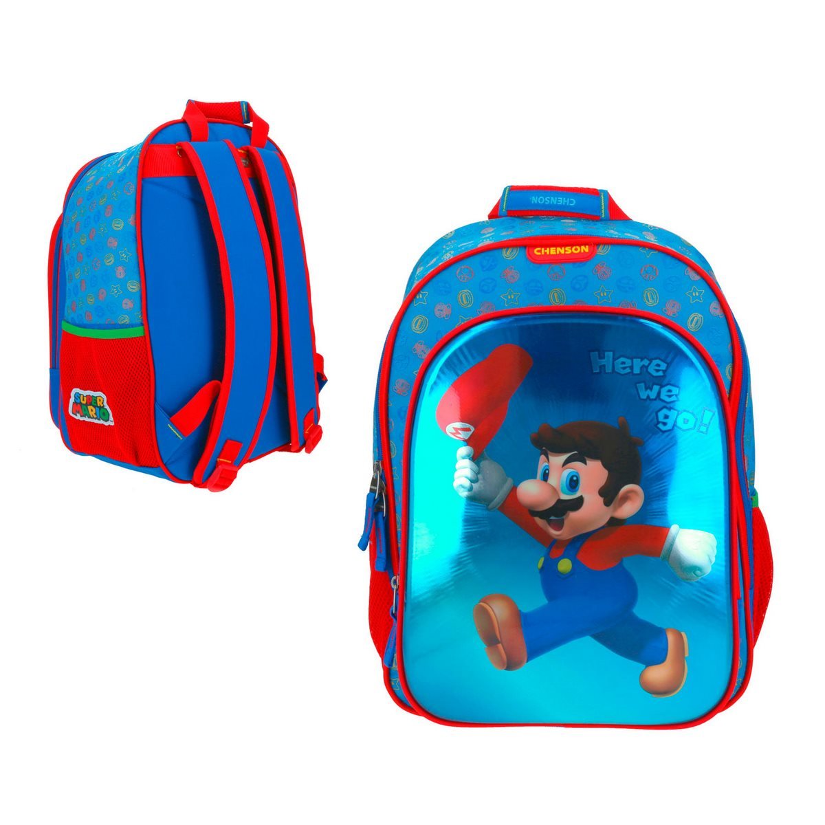 Mochila Grande Premium Mario Bros